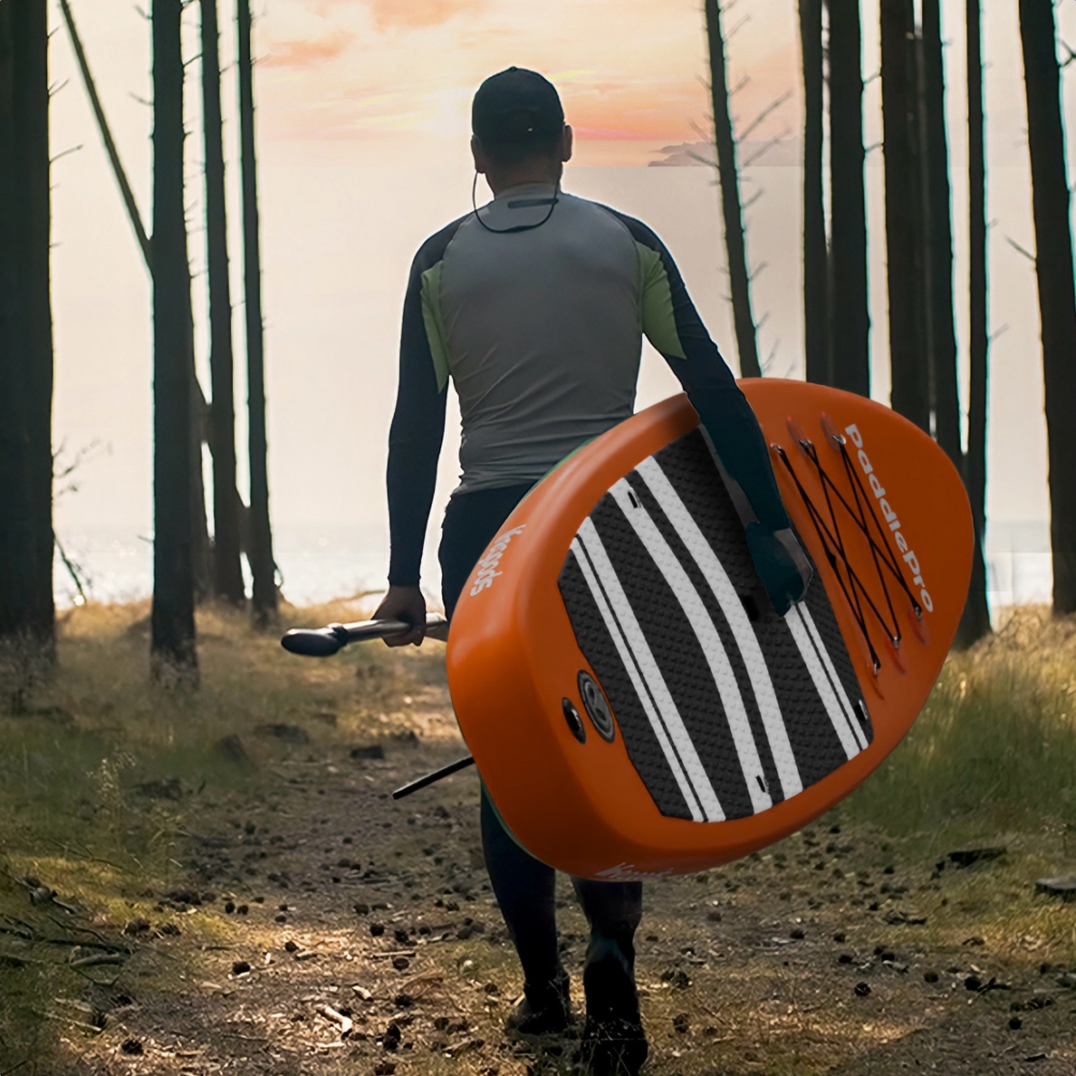 SUP Board Complete Set 320x81cm Oranje bestellen? | LifeGoods